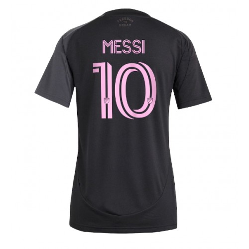 Fotbalové Dres Inter Miami Lionel Messi #10 Dámské Venkovní 2025-26 Krátký Rukáv